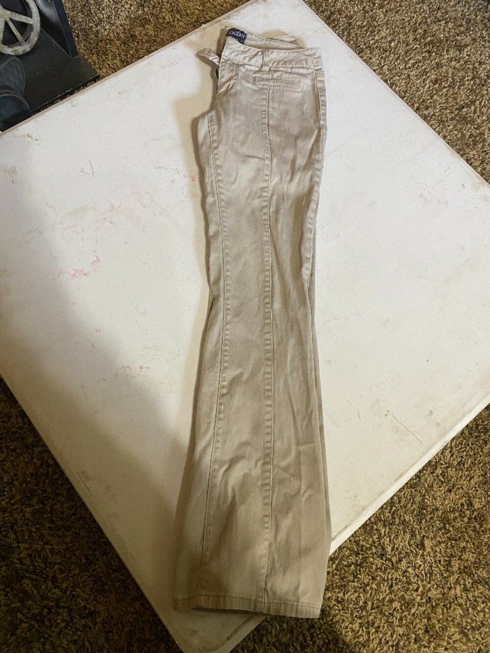 BeBop Khaki Bootcut Stretch Pants Size 1